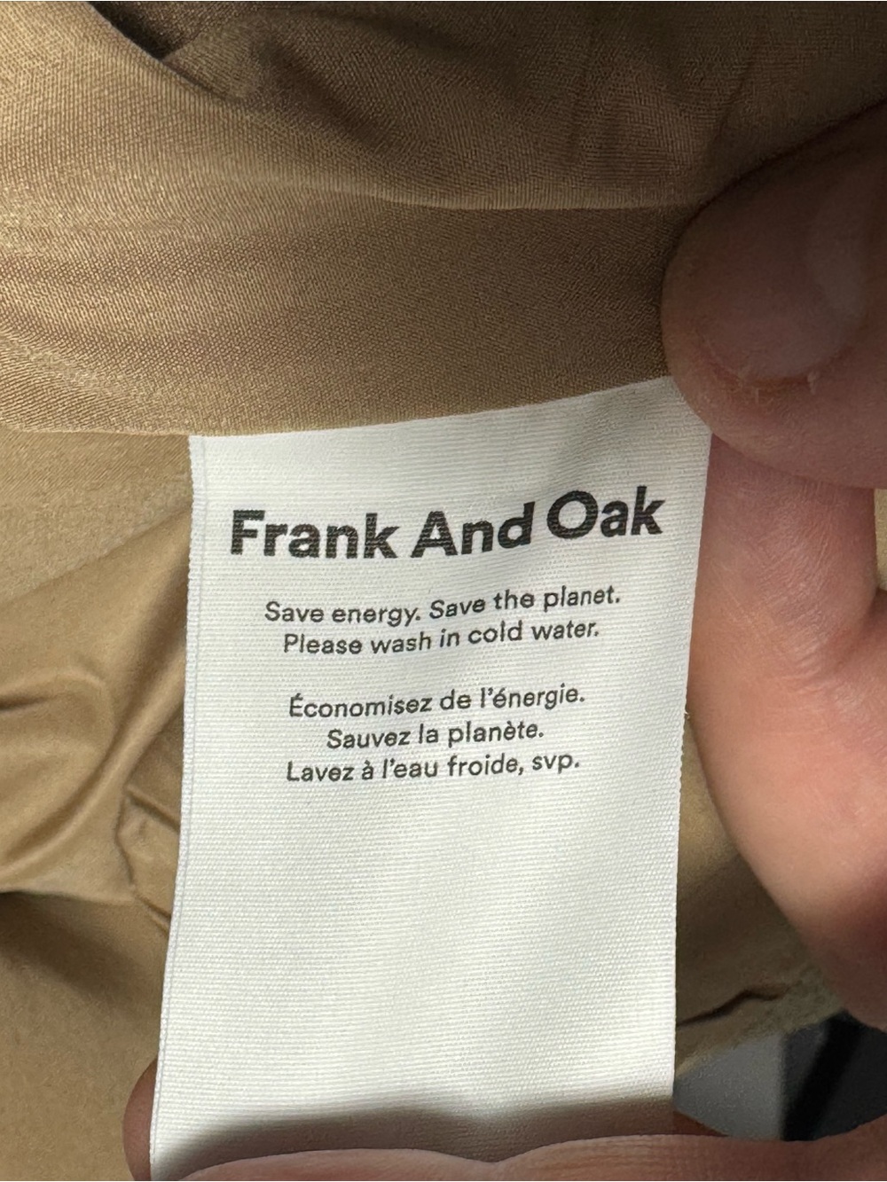 FRANK AND OAK Women's Amelia Cotton-Linen Balloon Fit Pant, Sz 10, Beige - Picture 10 of 13